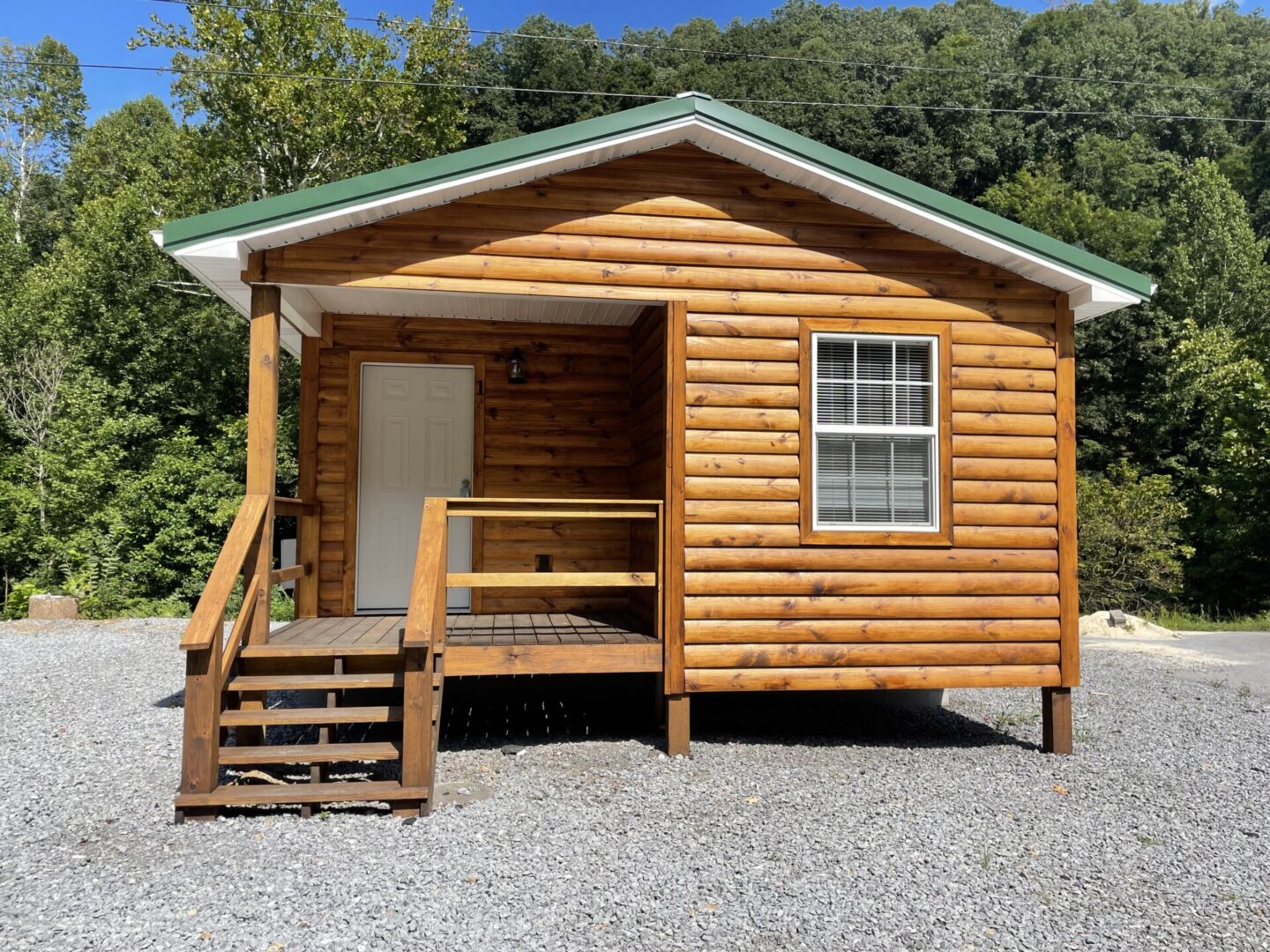 The Cabin one wooden front view