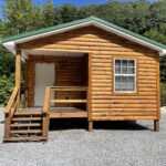 The Cabin one wooden front view